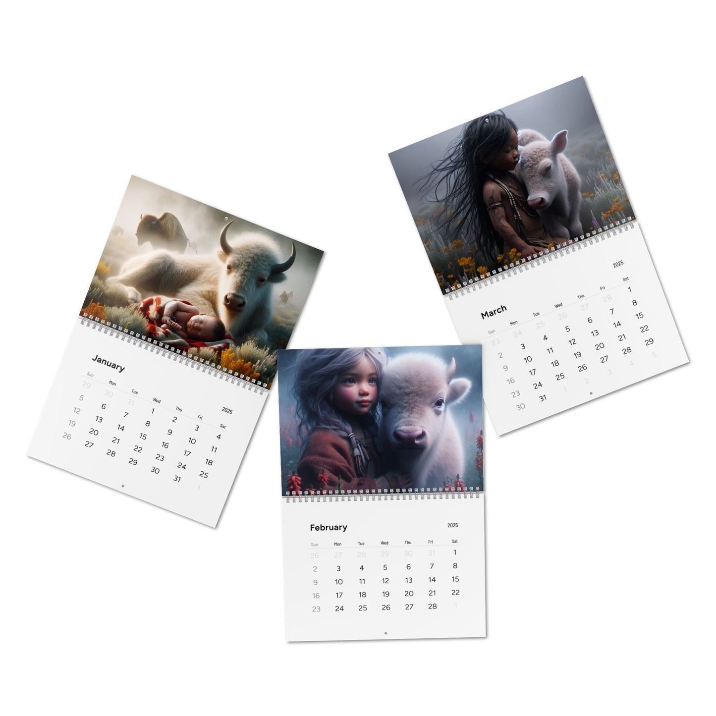 Sacred Time in Life Standard Wall Calendar (2025)