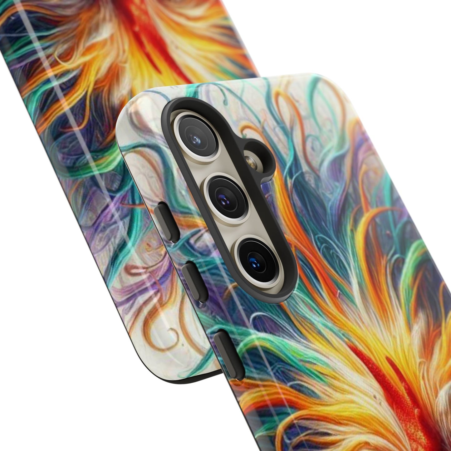 Phone Case - Frazzled Feather Friend Tough Case