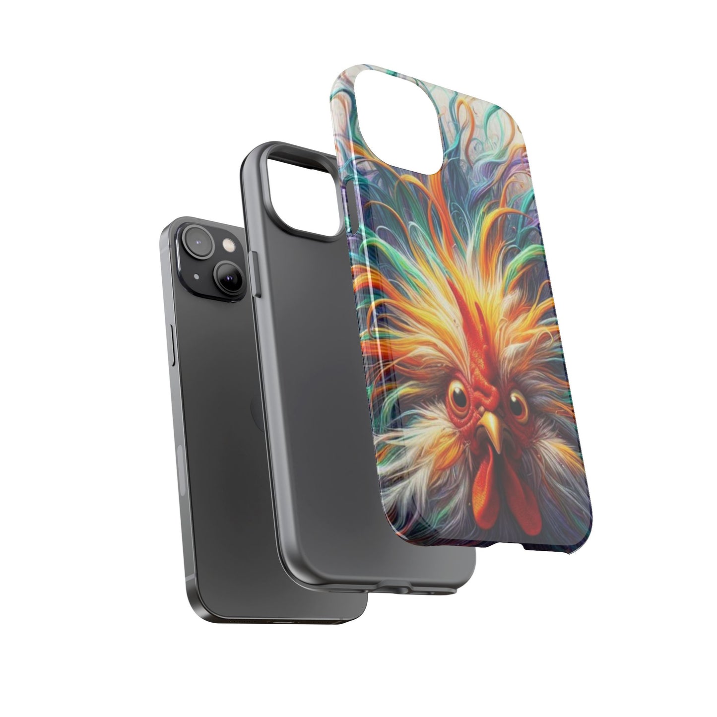 Phone Case - Frazzled Feather Friend Tough Case