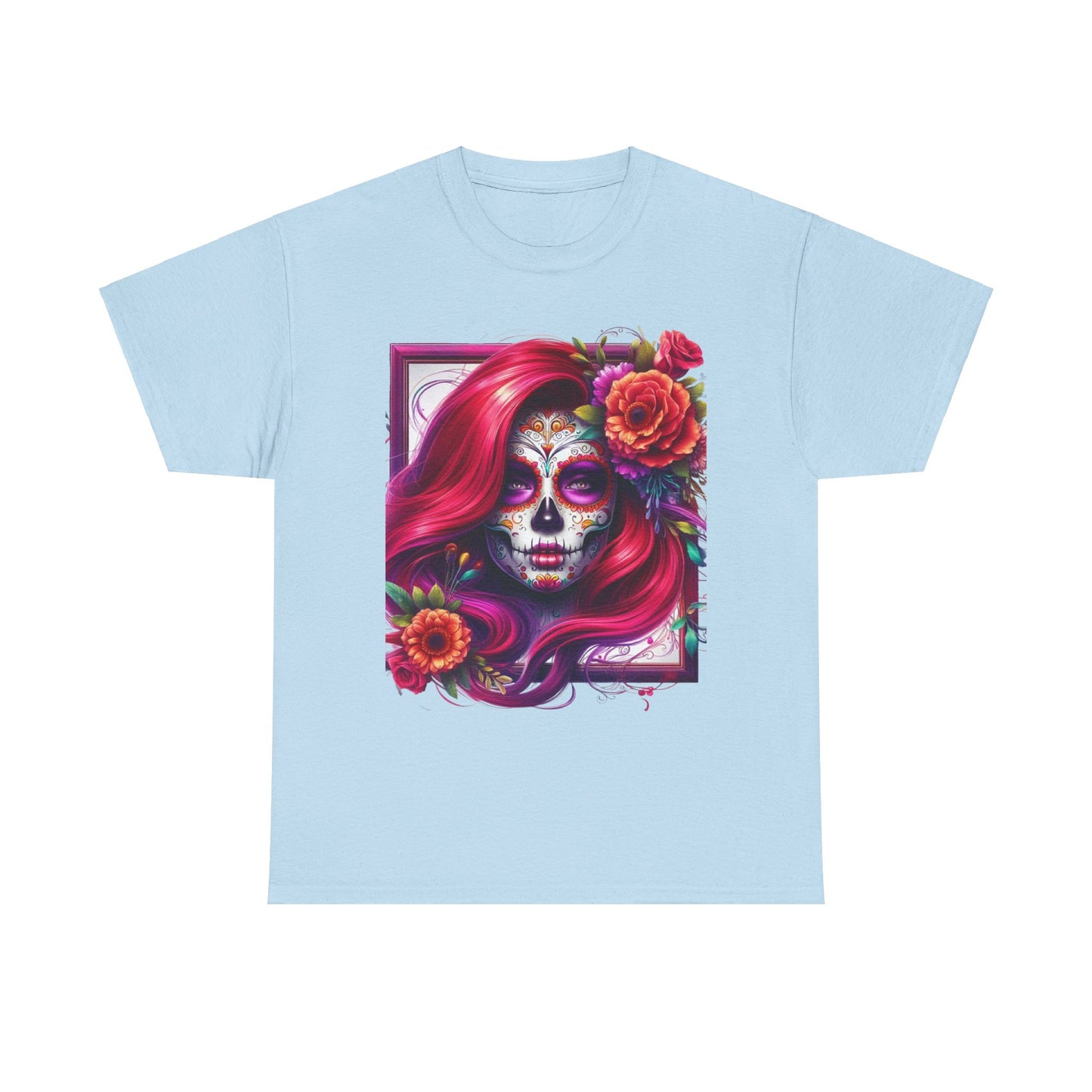 Unisex Heavy Cotton Tee sugar skull