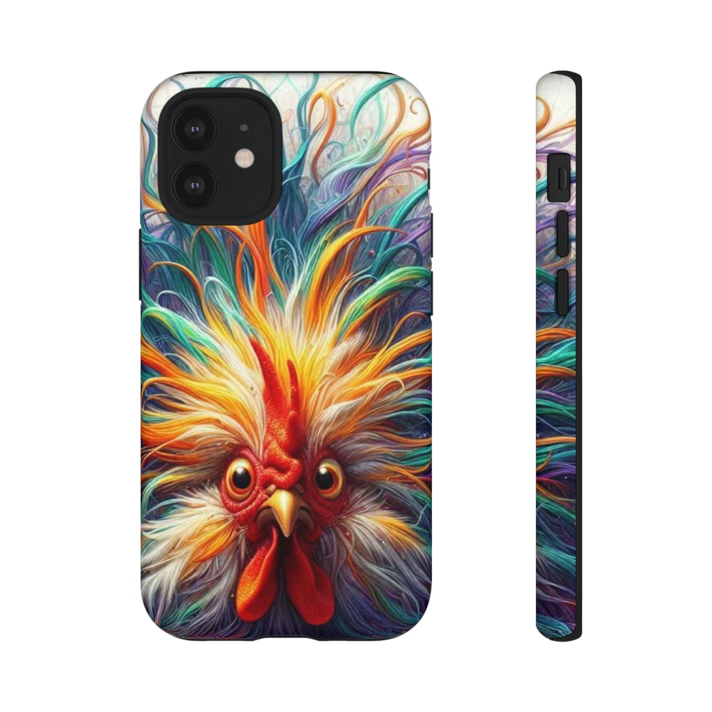 Phone Case - Frazzled Feather Friend Tough Case