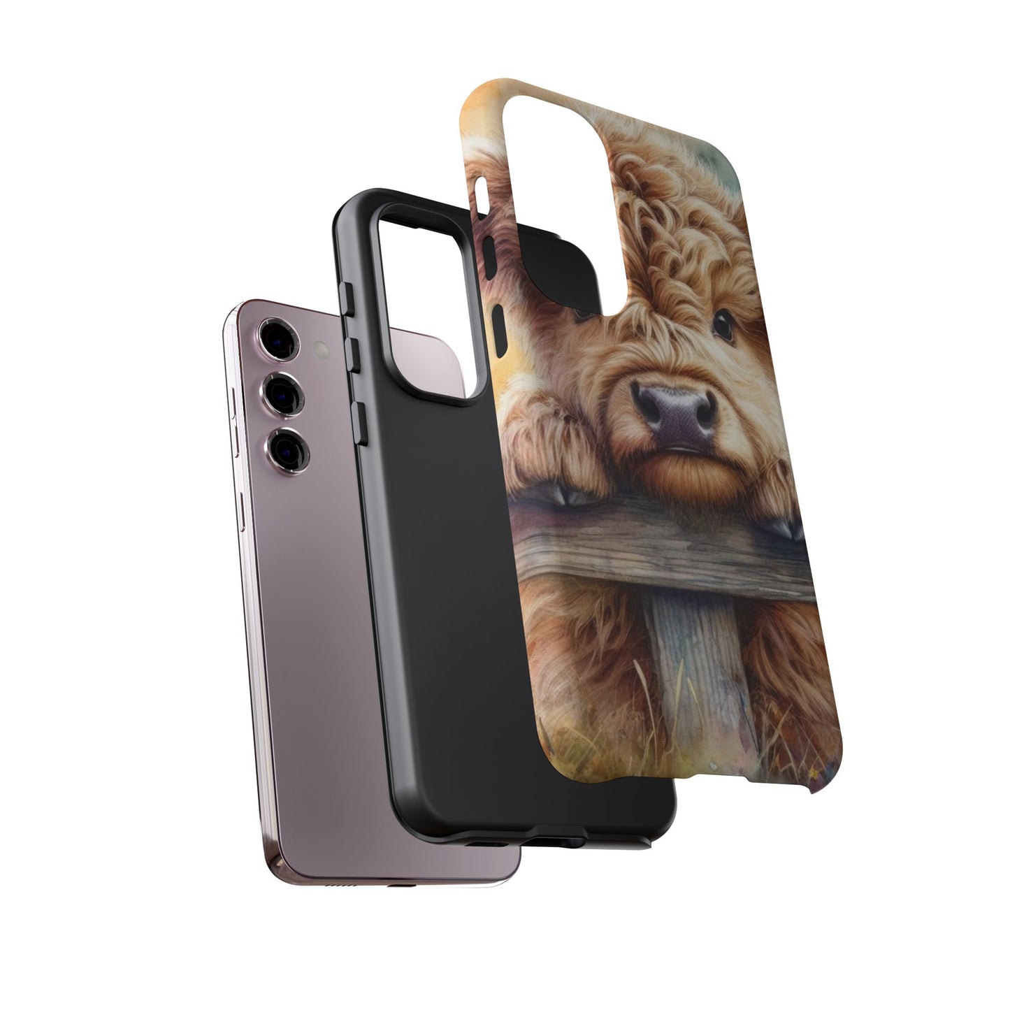 Tough Cases - Cute Highland Cow iPhone Case