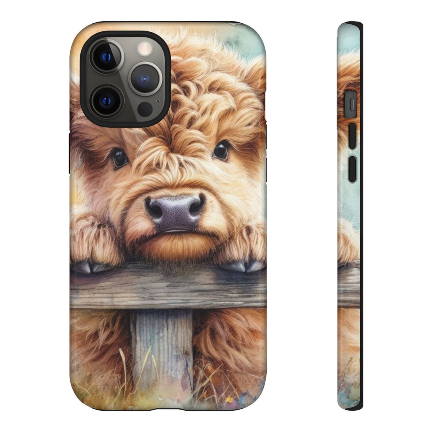 Tough Cases - Cute Highland Cow iPhone Case