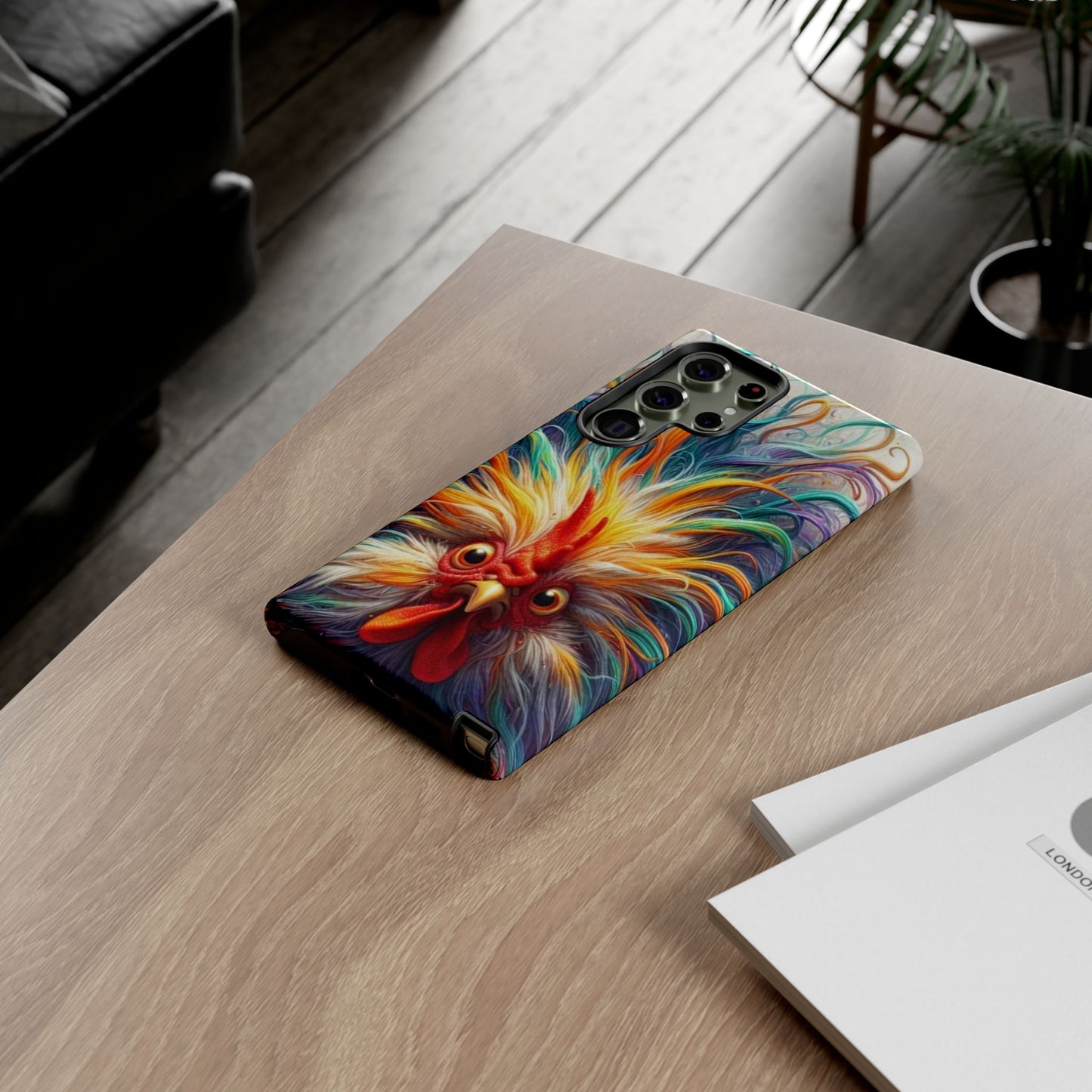 Phone Case - Frazzled Feather Friend Tough Case