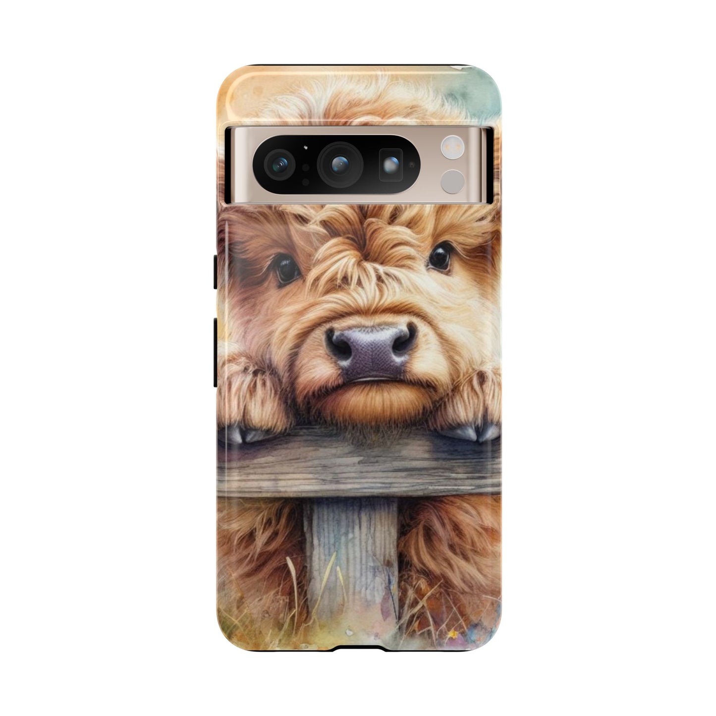 Tough Cases - Cute Highland Cow iPhone Case
