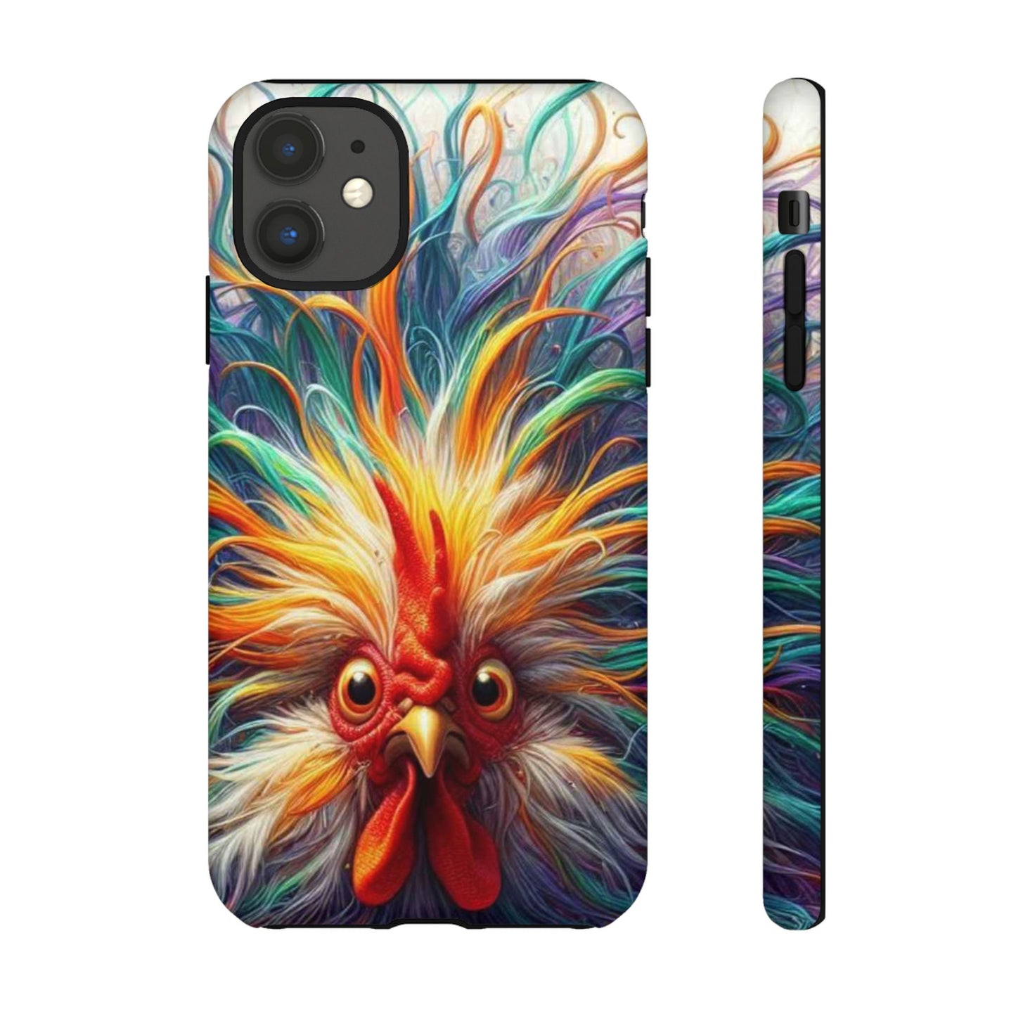 Phone Case - Frazzled Feather Friend Tough Case