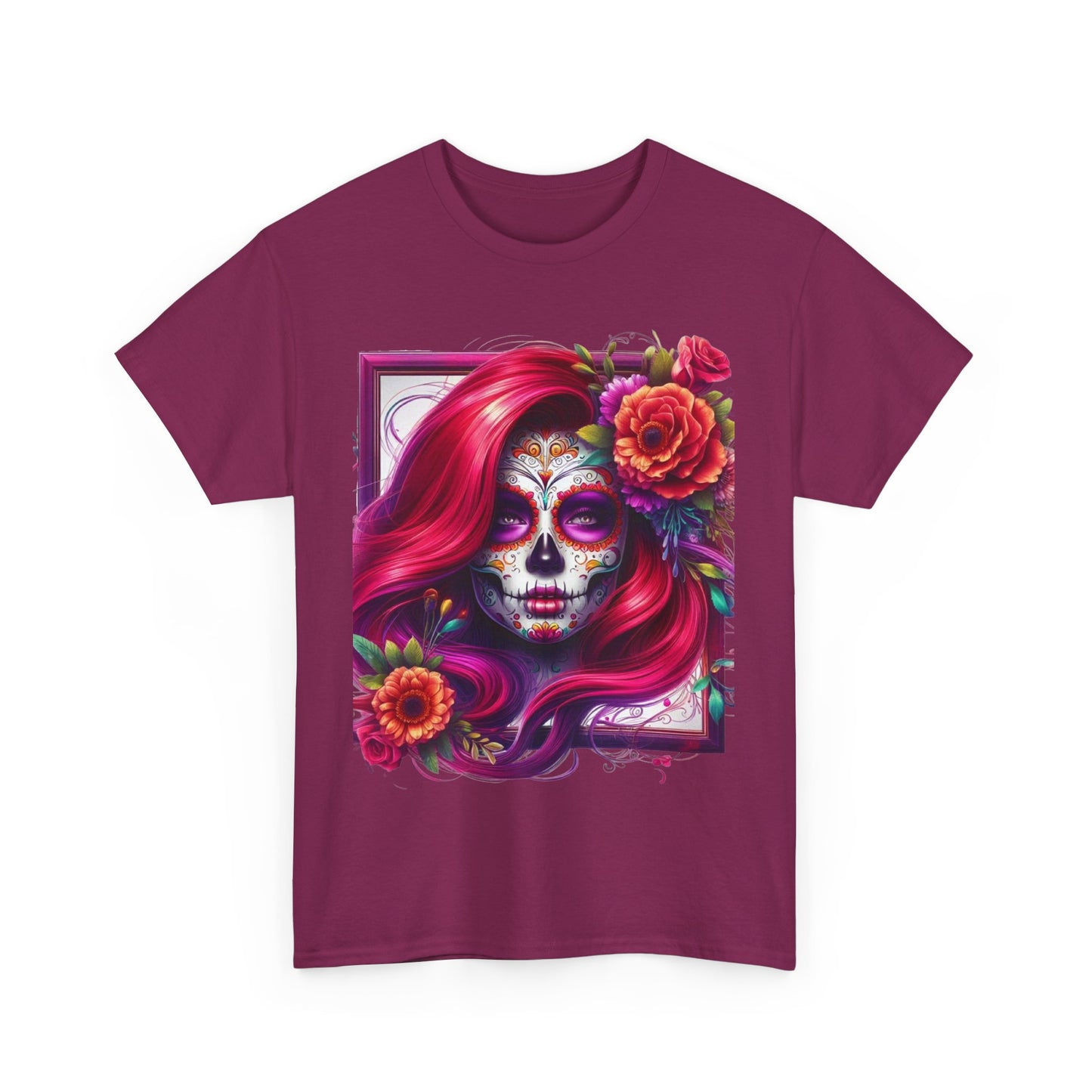 Unisex Heavy Cotton Tee sugar skull