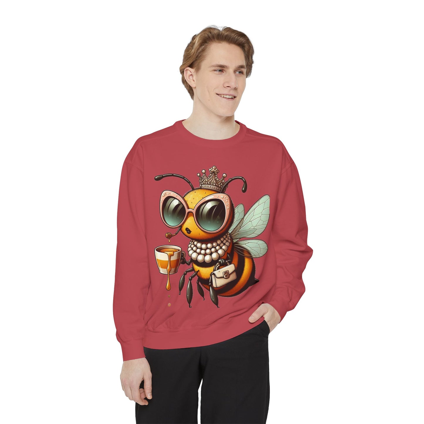 Unisex Garment-Dyed Sweatshirt bougie bee