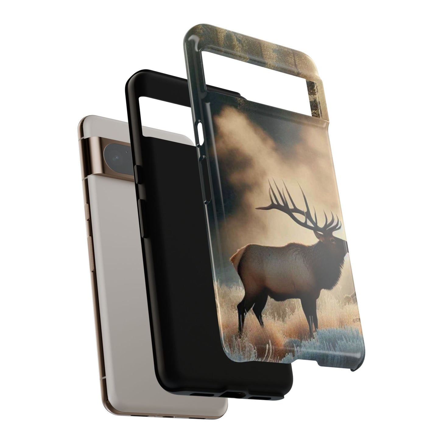 Phone Case - Elk on a Frosty Morning Design