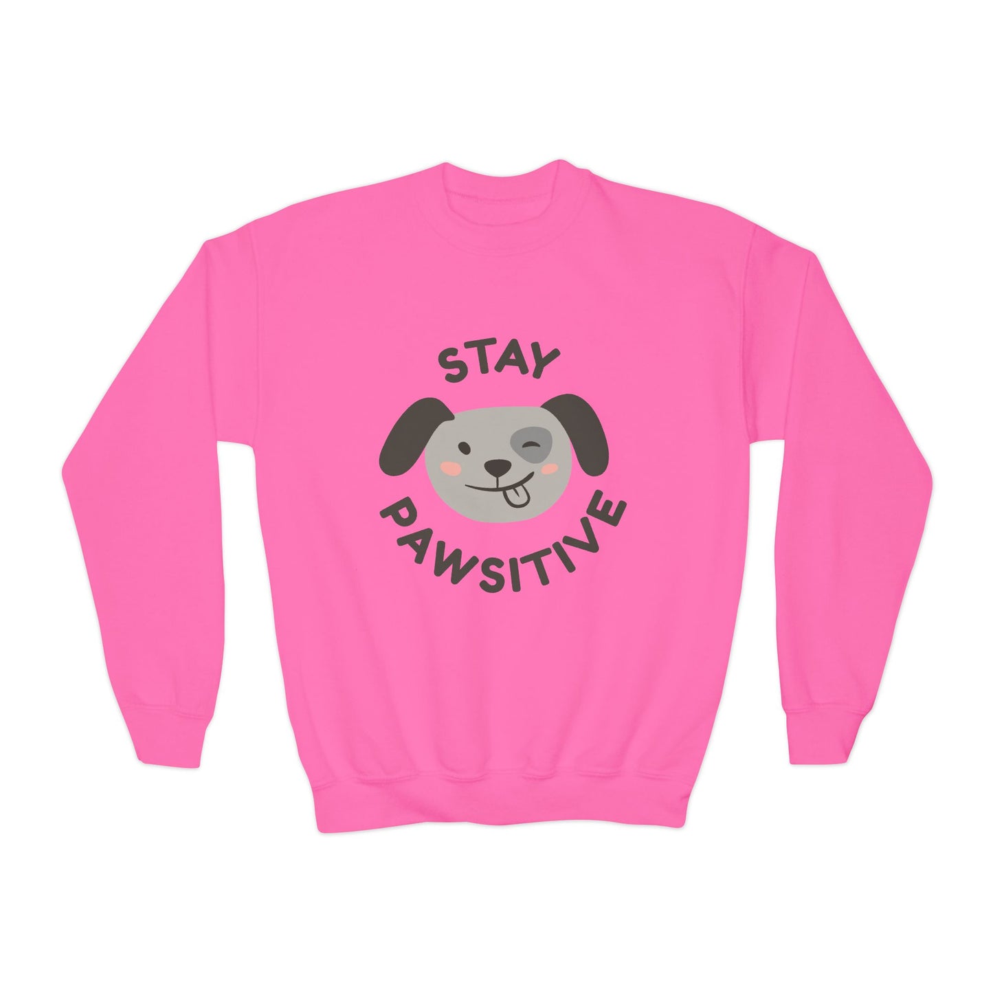 Stay Pawsitive Youth Sweatshirt