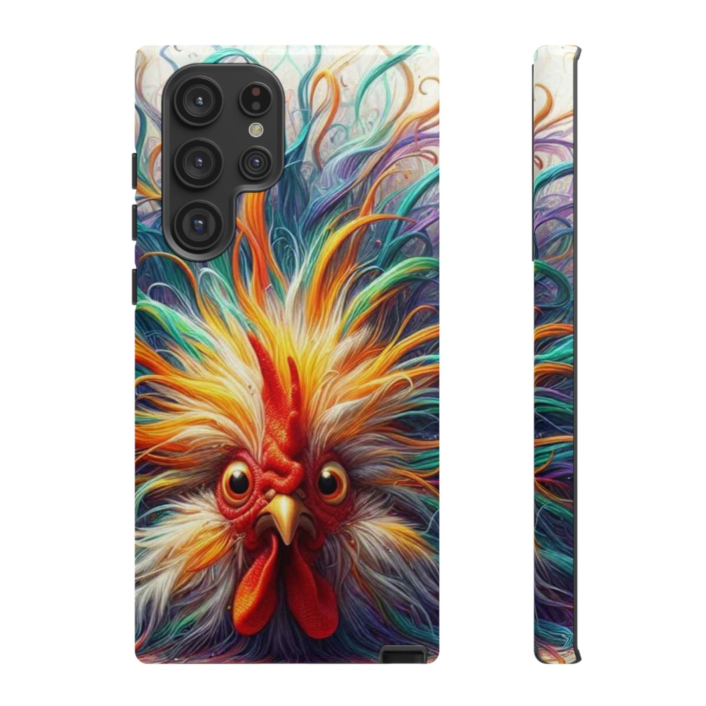 Phone Case - Frazzled Feather Friend Tough Case
