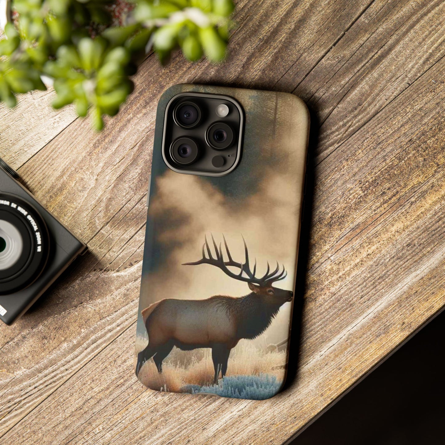 Phone Case - Elk on a Frosty Morning Design
