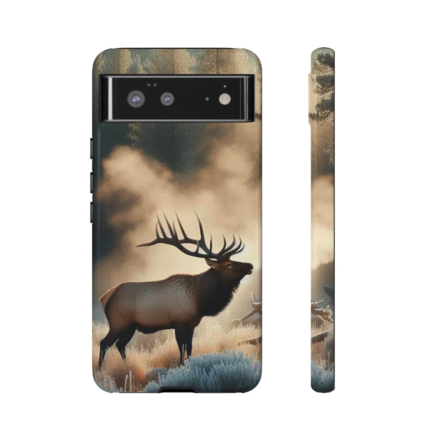 Phone Case - Elk on a Frosty Morning Design