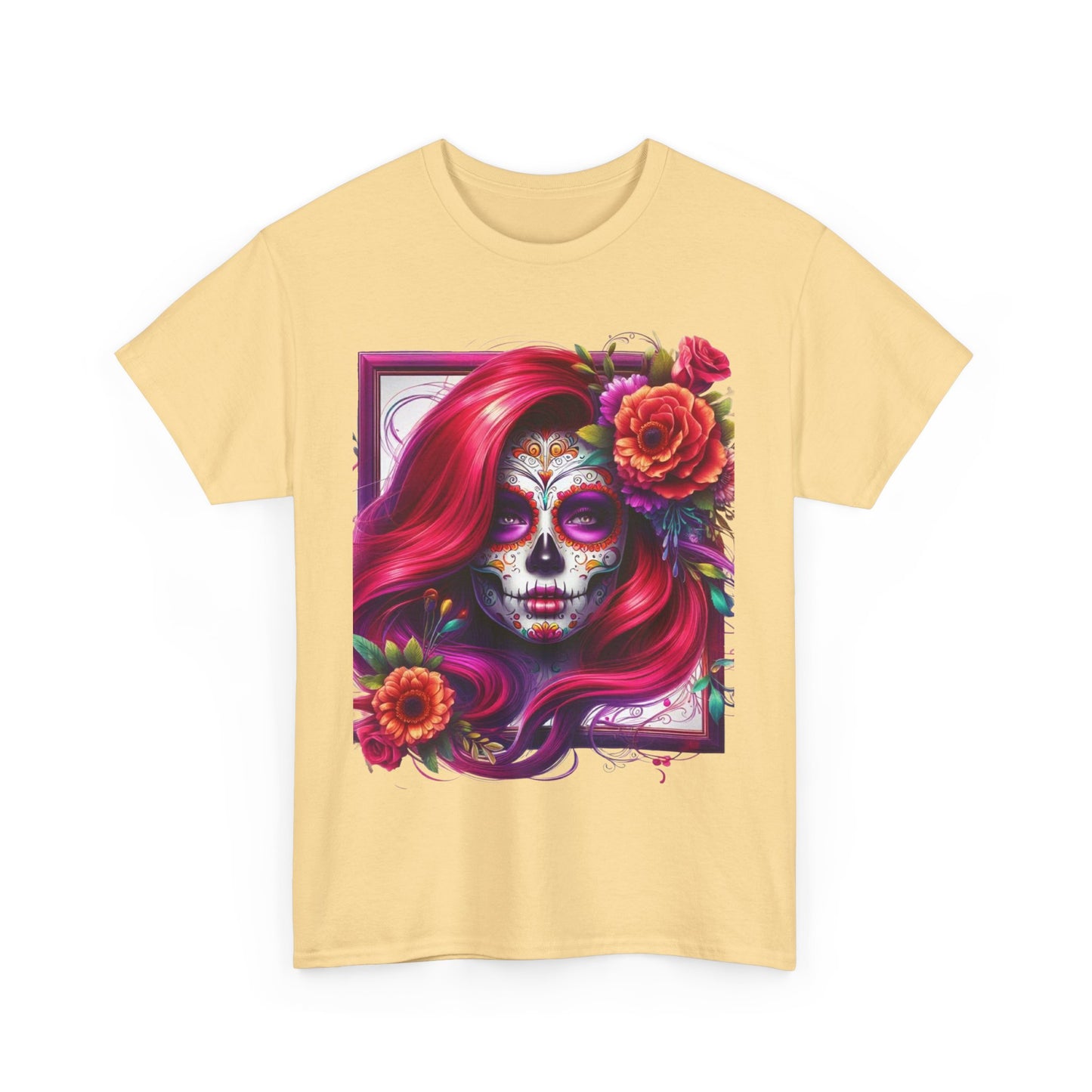 Unisex Heavy Cotton Tee sugar skull