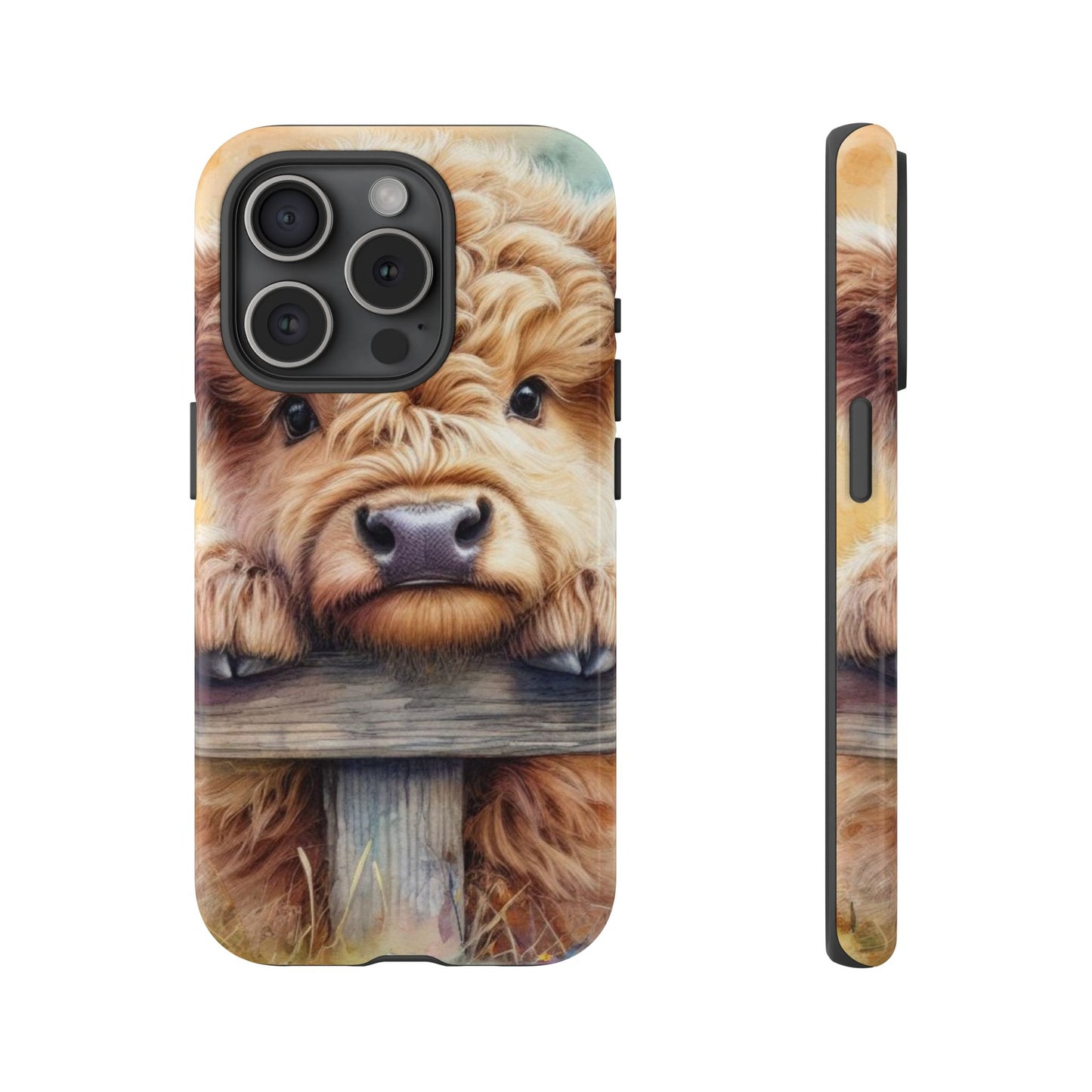 Tough Cases - Cute Highland Cow iPhone Case