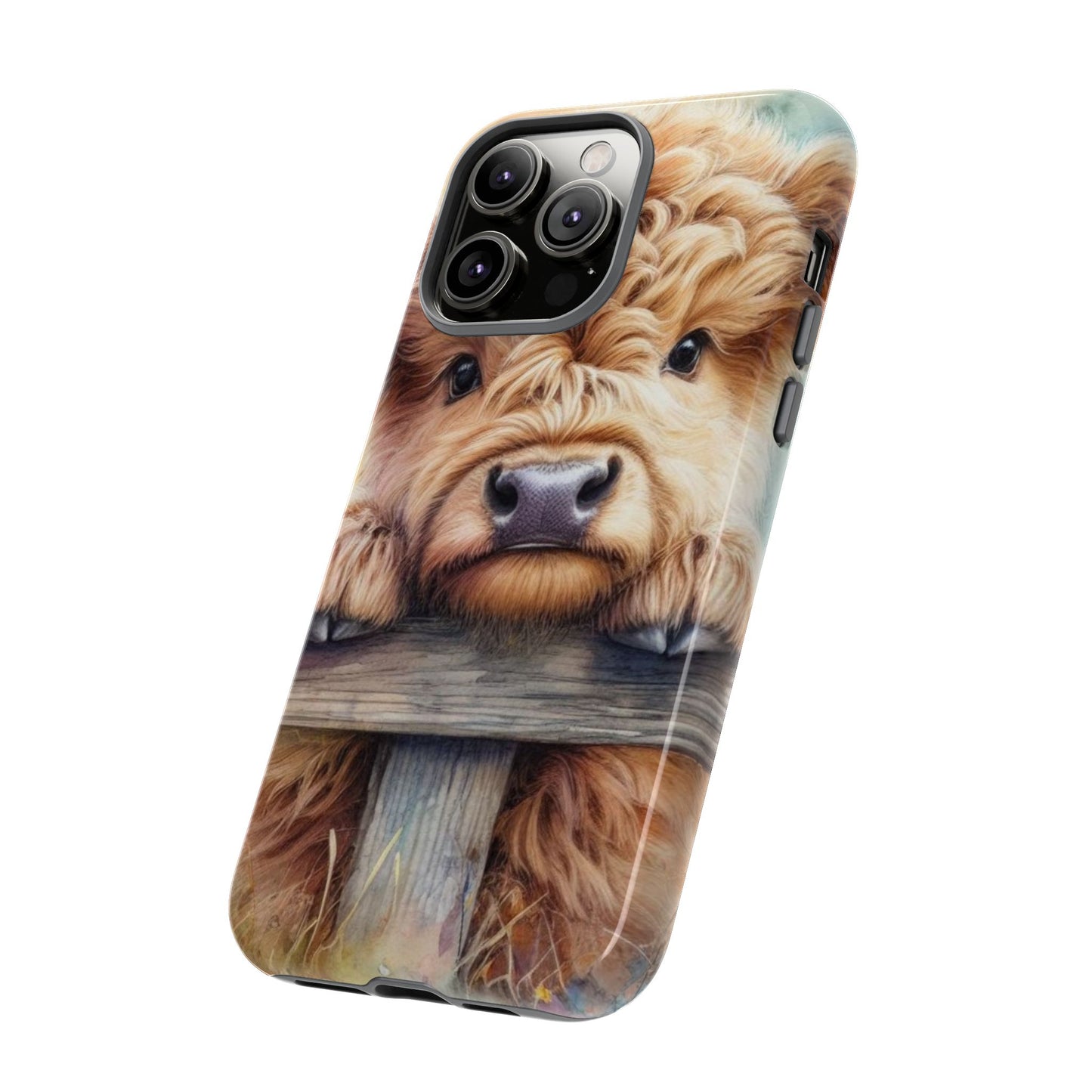 Tough Cases - Cute Highland Cow iPhone Case