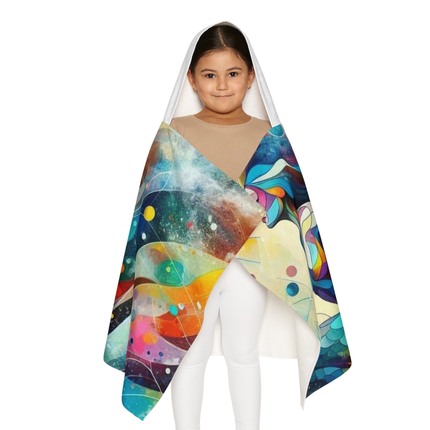 Youth Hooded Towel - mermaid