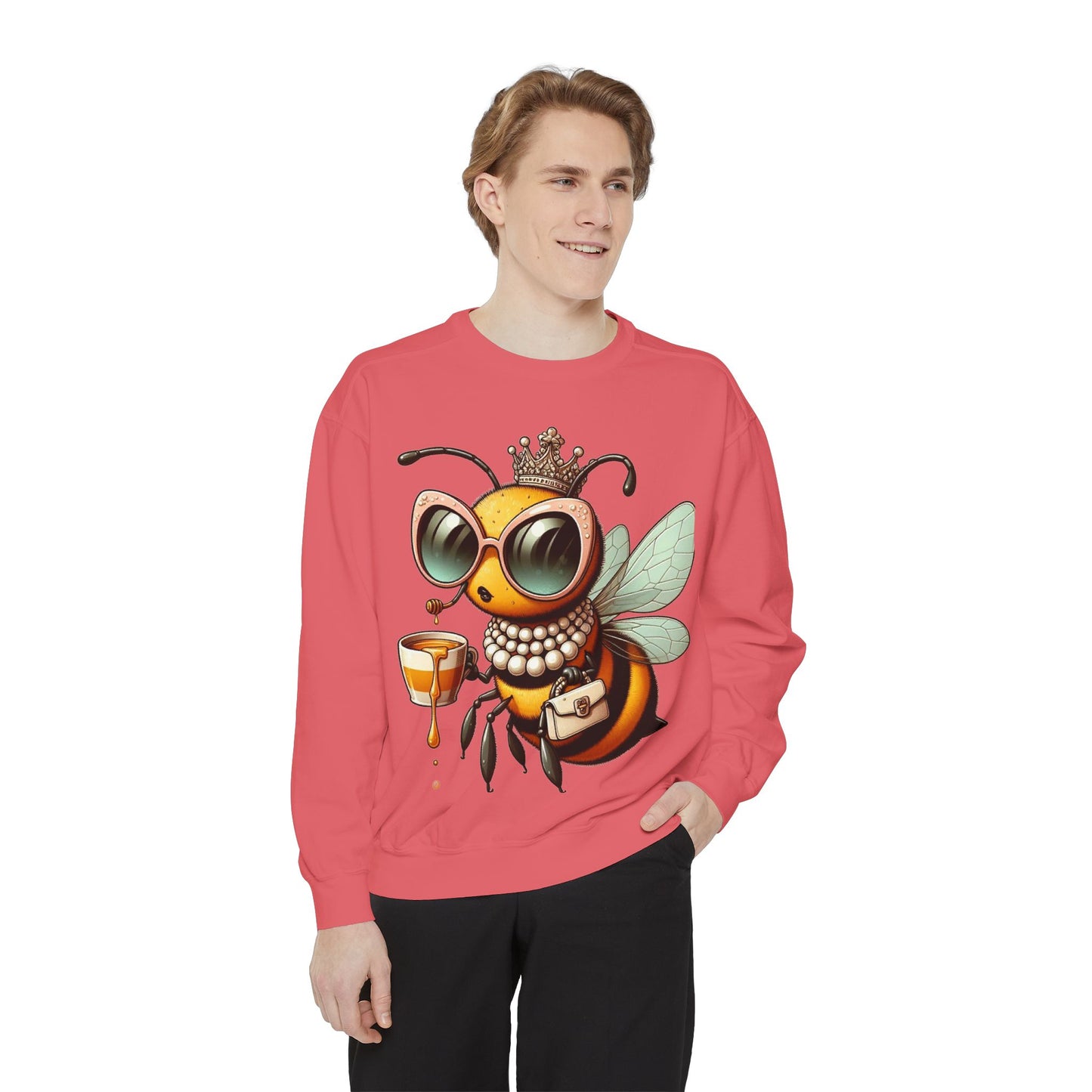 Unisex Garment-Dyed Sweatshirt bougie bee