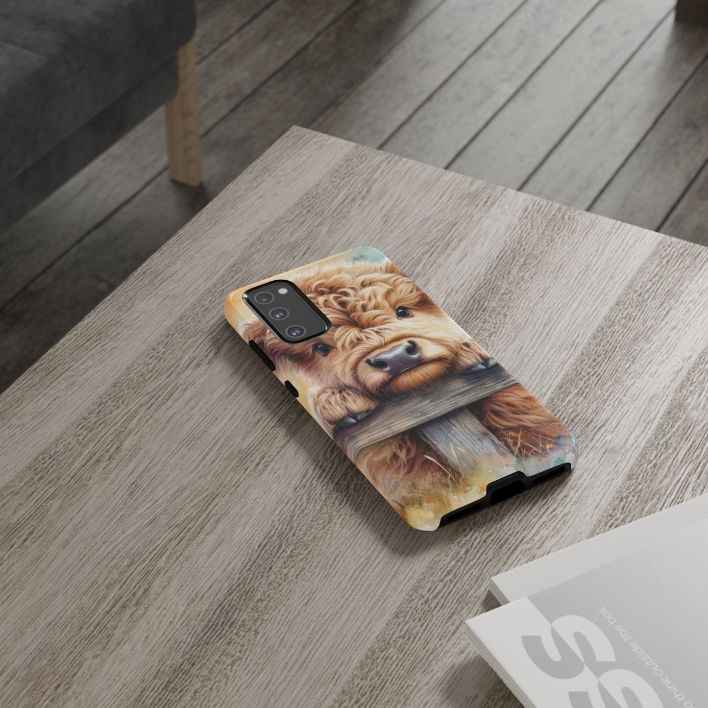 Tough Cases - Cute Highland Cow iPhone Case