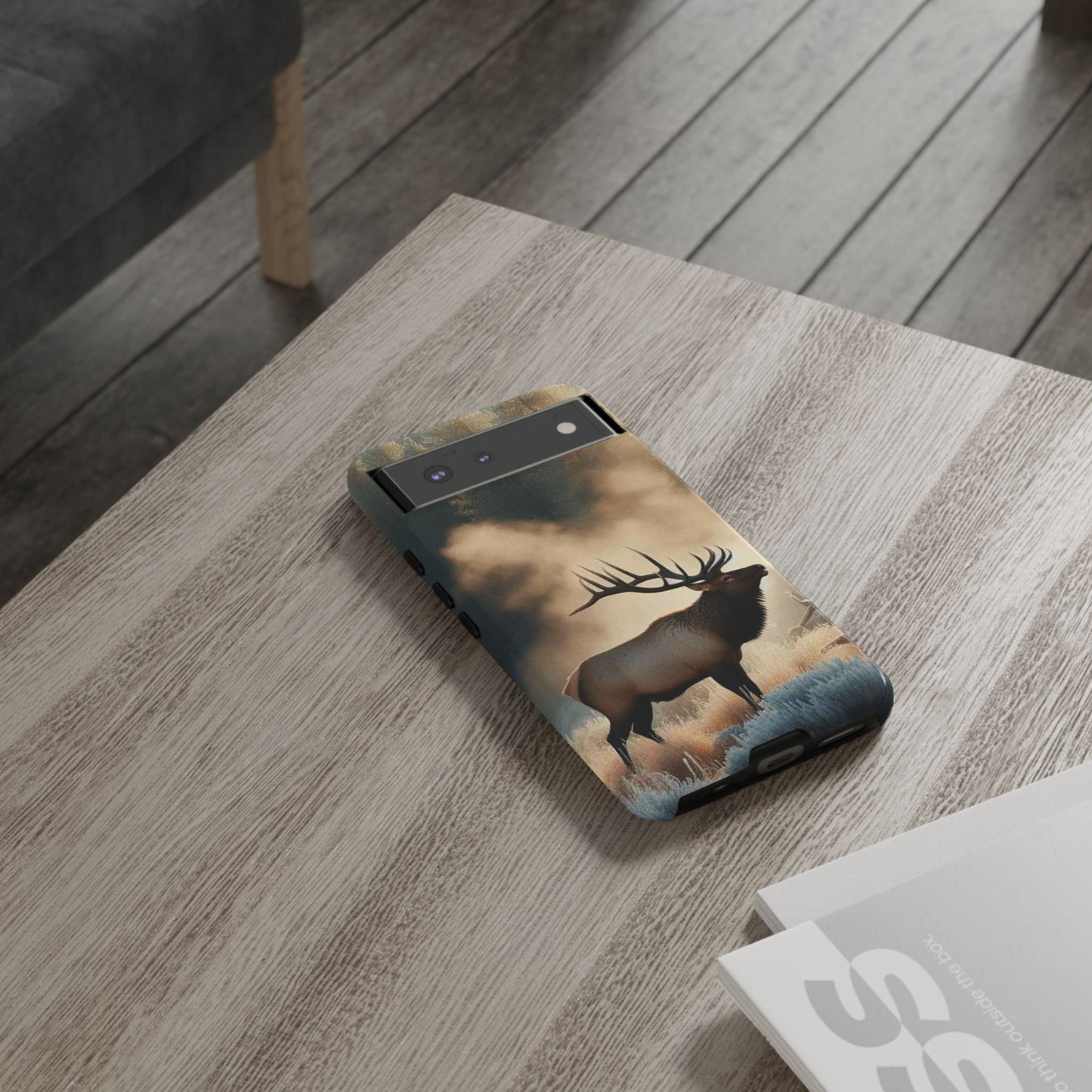 Phone Case - Elk on a Frosty Morning Design