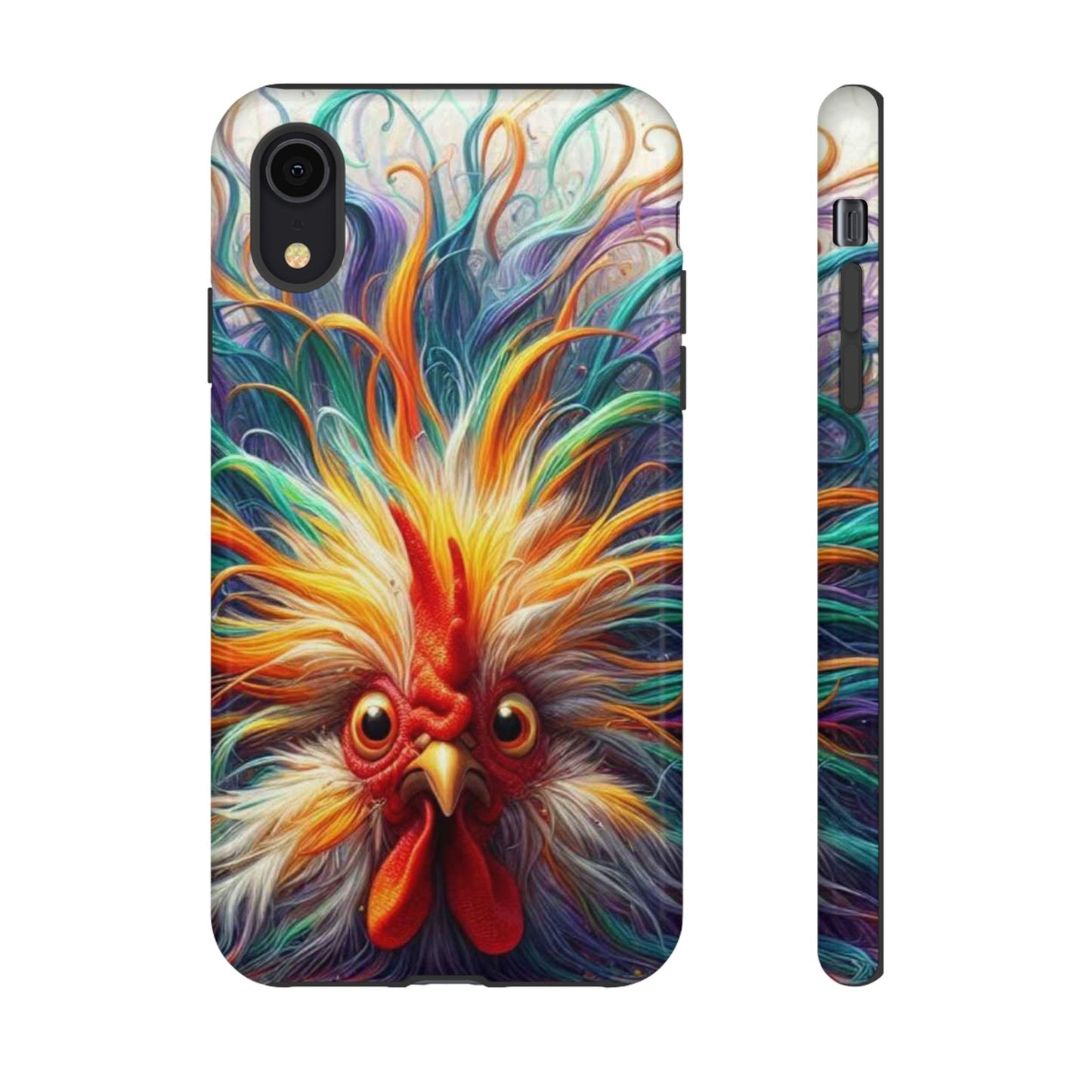 Phone Case - Frazzled Feather Friend Tough Case