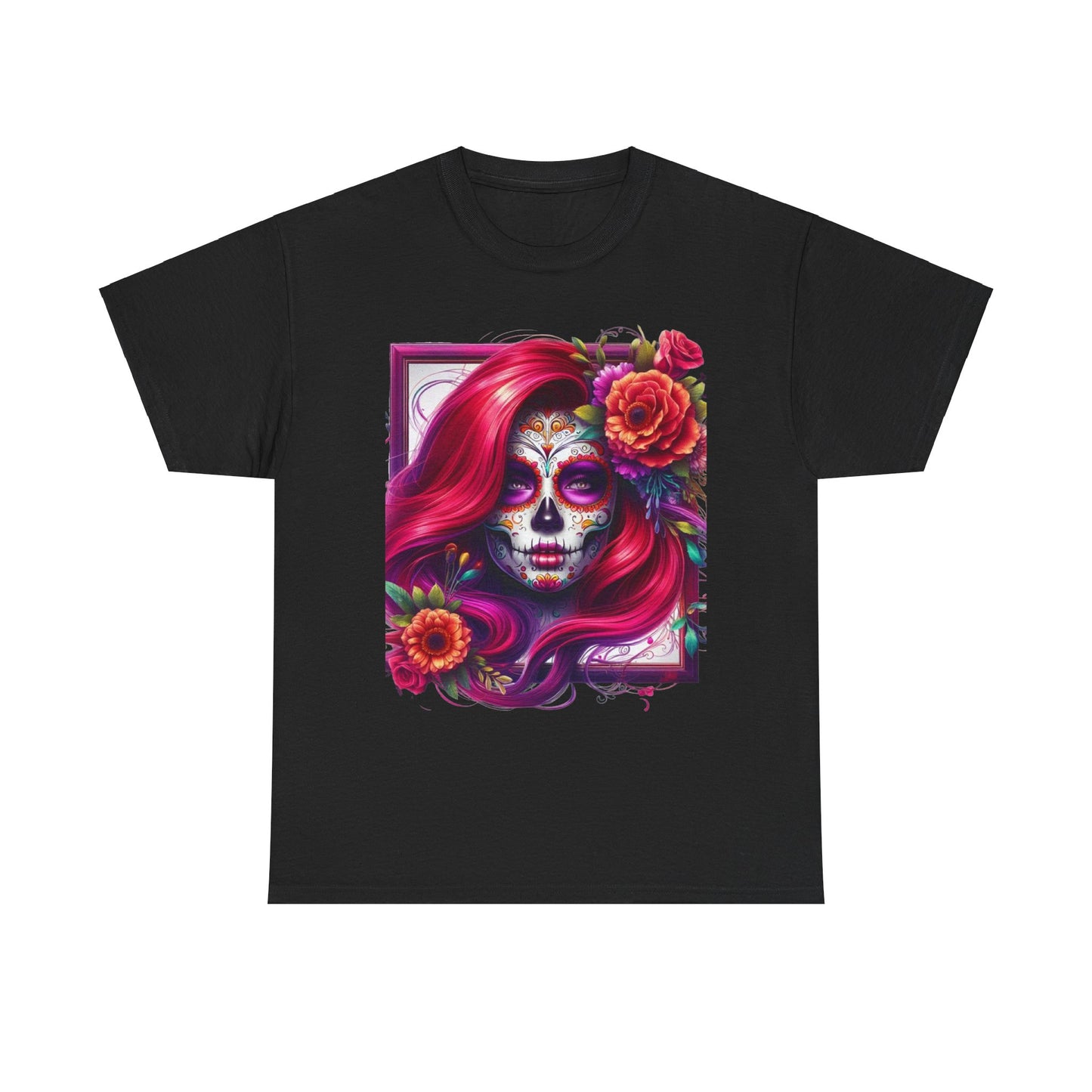 Unisex Heavy Cotton Tee sugar skull