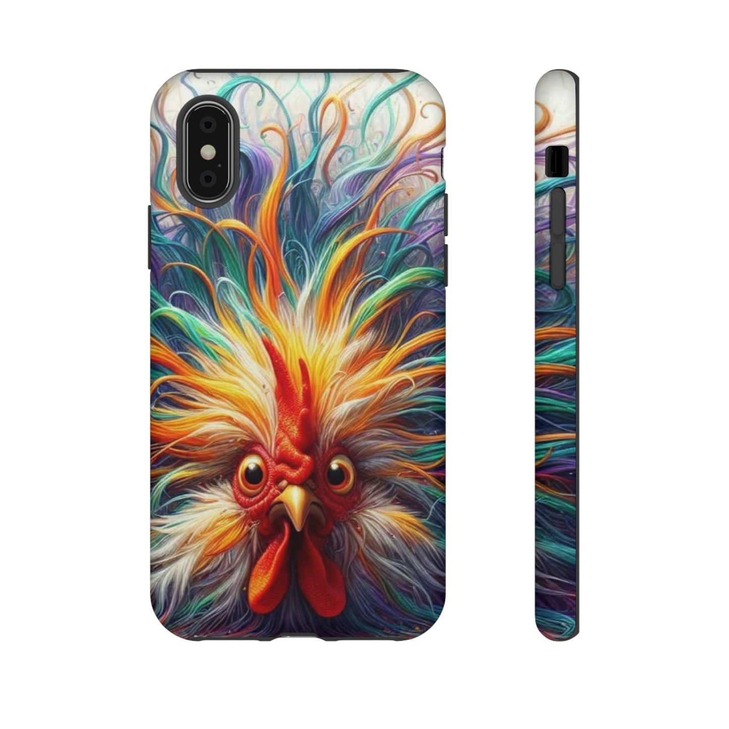 Phone Case - Frazzled Feather Friend Tough Case