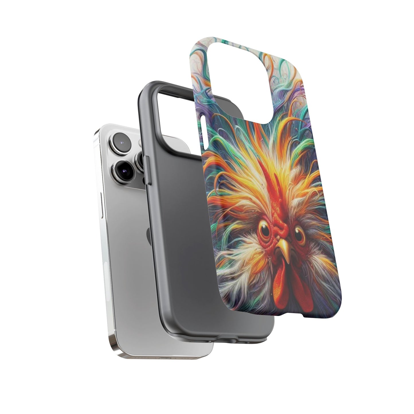 Phone Case - Frazzled Feather Friend Tough Case
