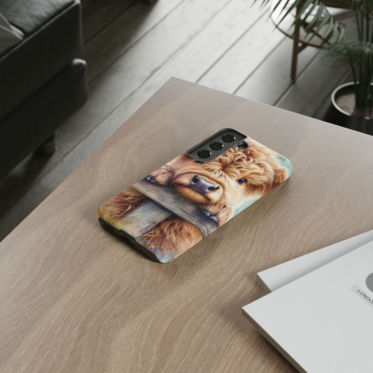 Tough Cases - Cute Highland Cow iPhone Case
