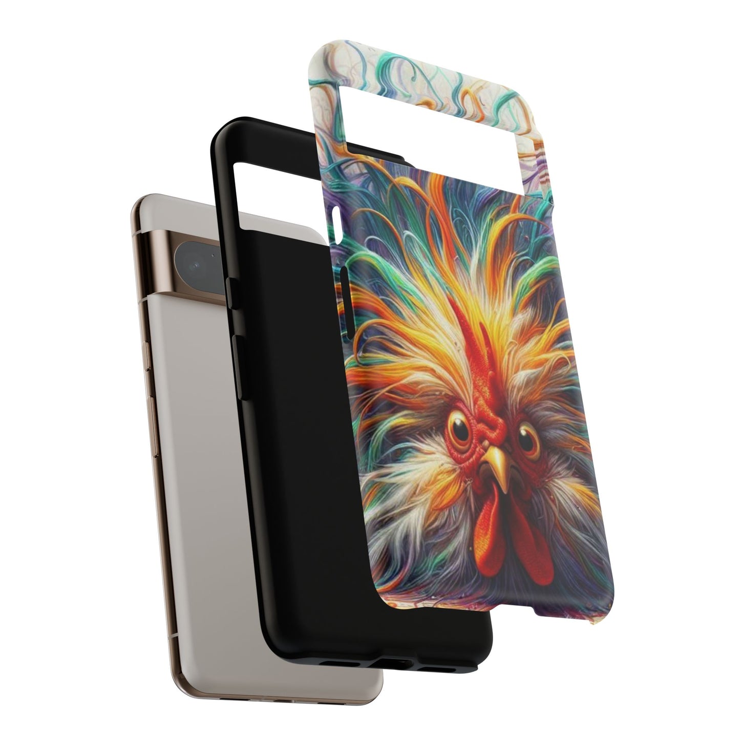 Phone Case - Frazzled Feather Friend Tough Case
