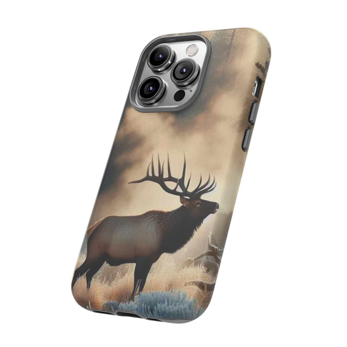 Phone Case - Elk on a Frosty Morning Design
