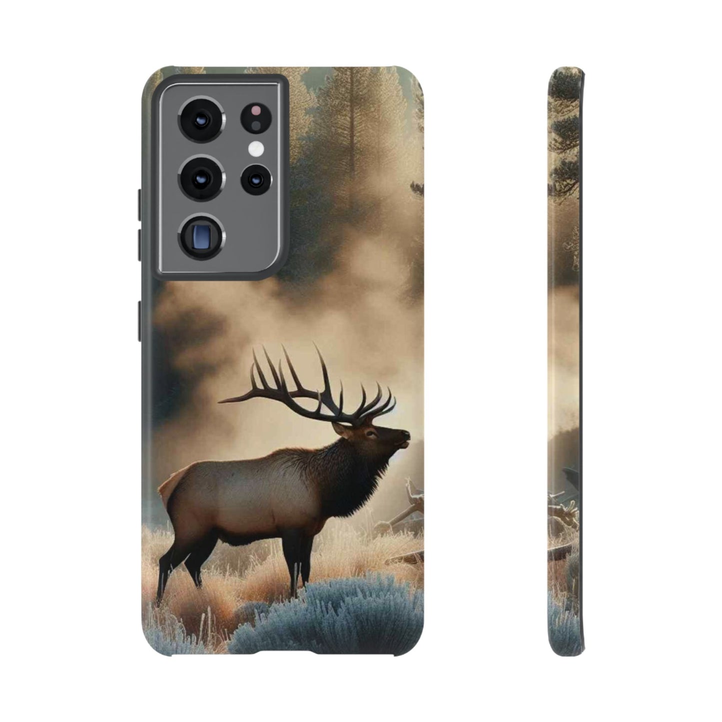 Phone Case - Elk on a Frosty Morning Design