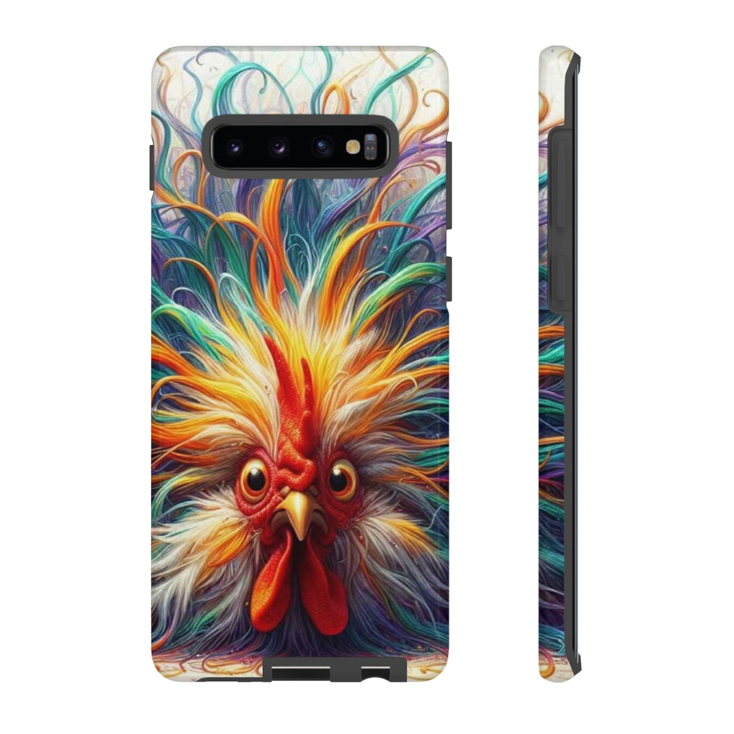 Phone Case - Frazzled Feather Friend Tough Case