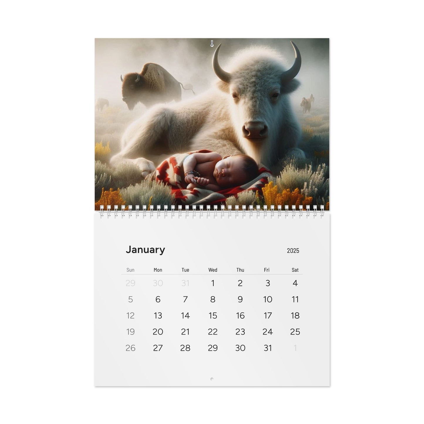 Sacred Time in Life Standard Wall Calendar (2025)