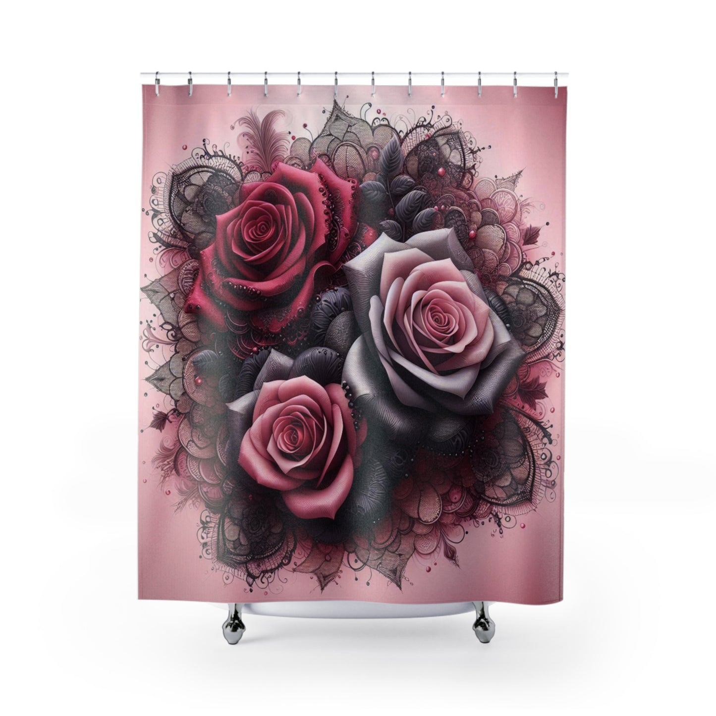 Shower Curtains - Roses