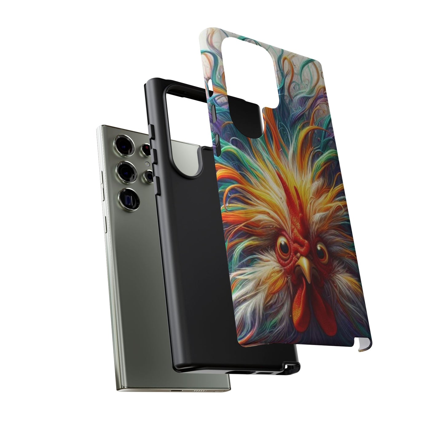 Phone Case - Frazzled Feather Friend Tough Case