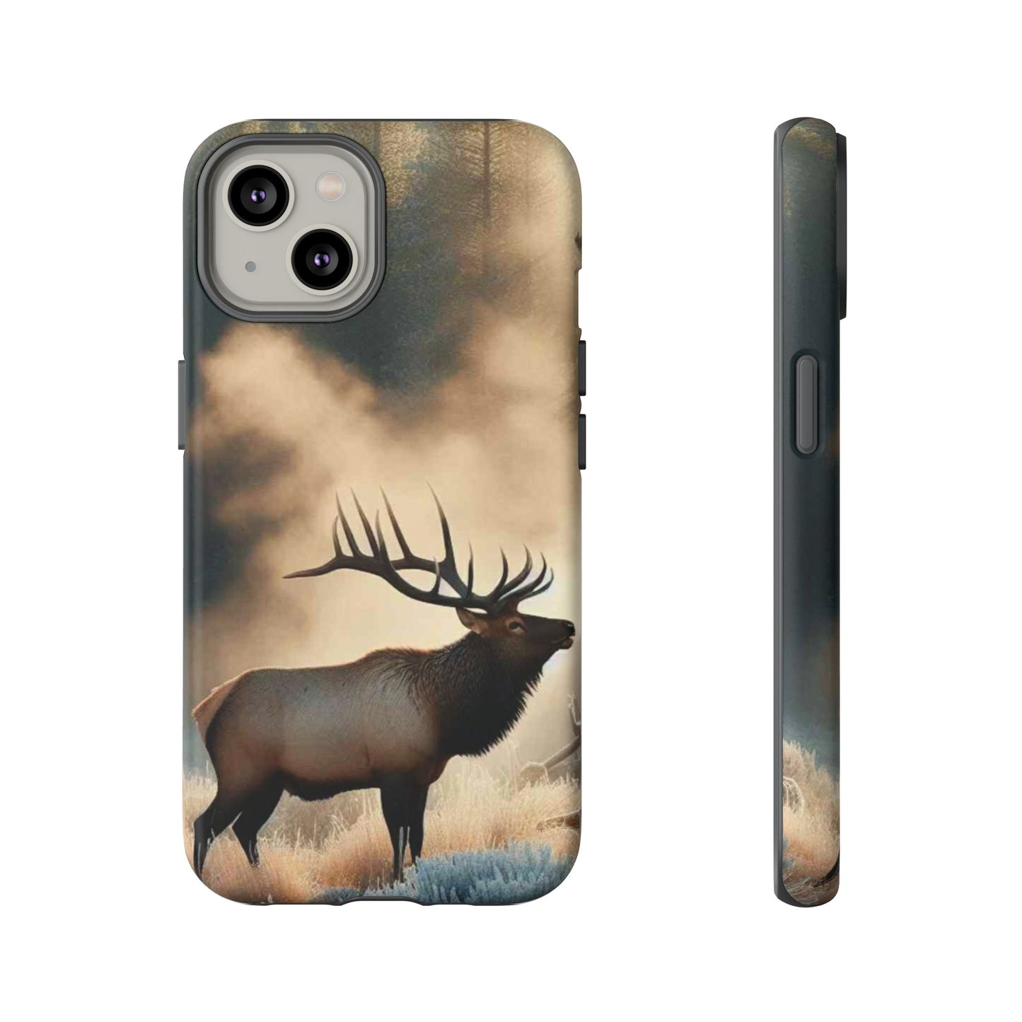 Phone Case - Elk on a Frosty Morning Design