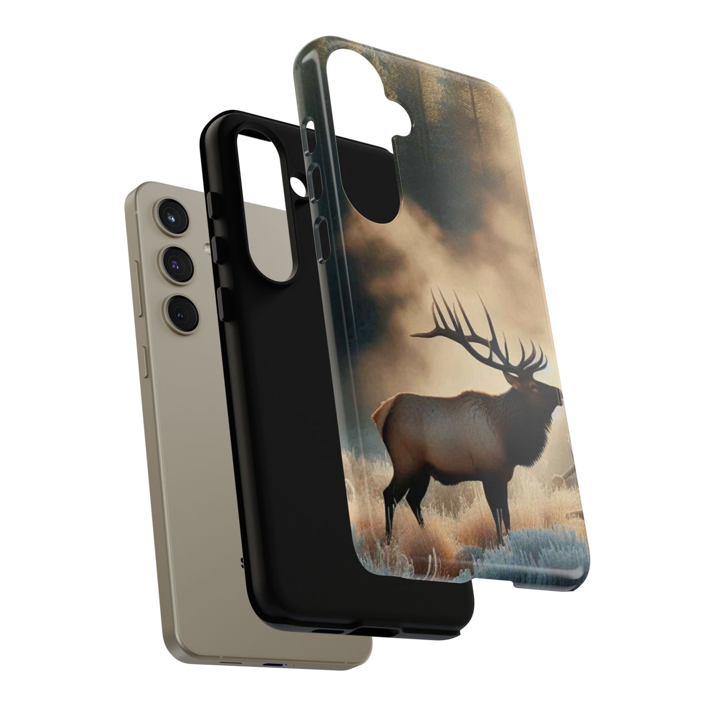 Phone Case - Elk on a Frosty Morning Design