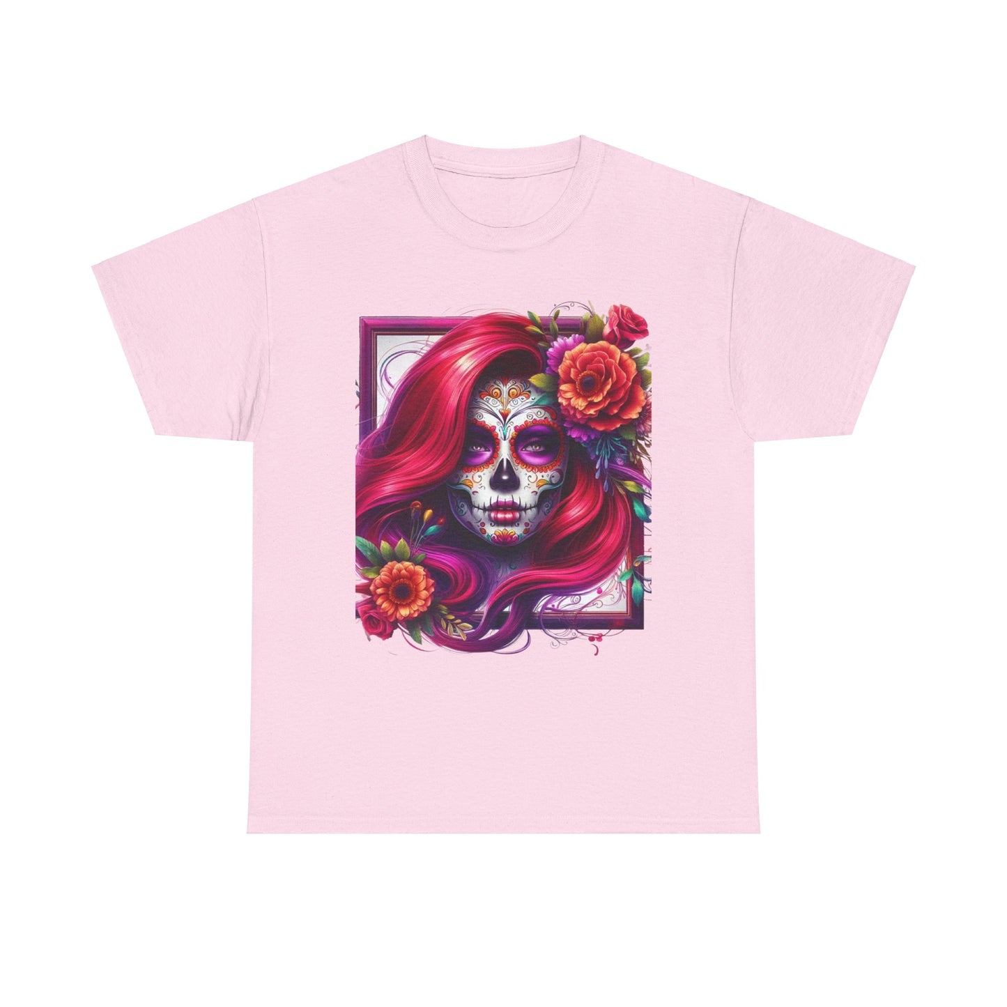Unisex Heavy Cotton Tee sugar skull