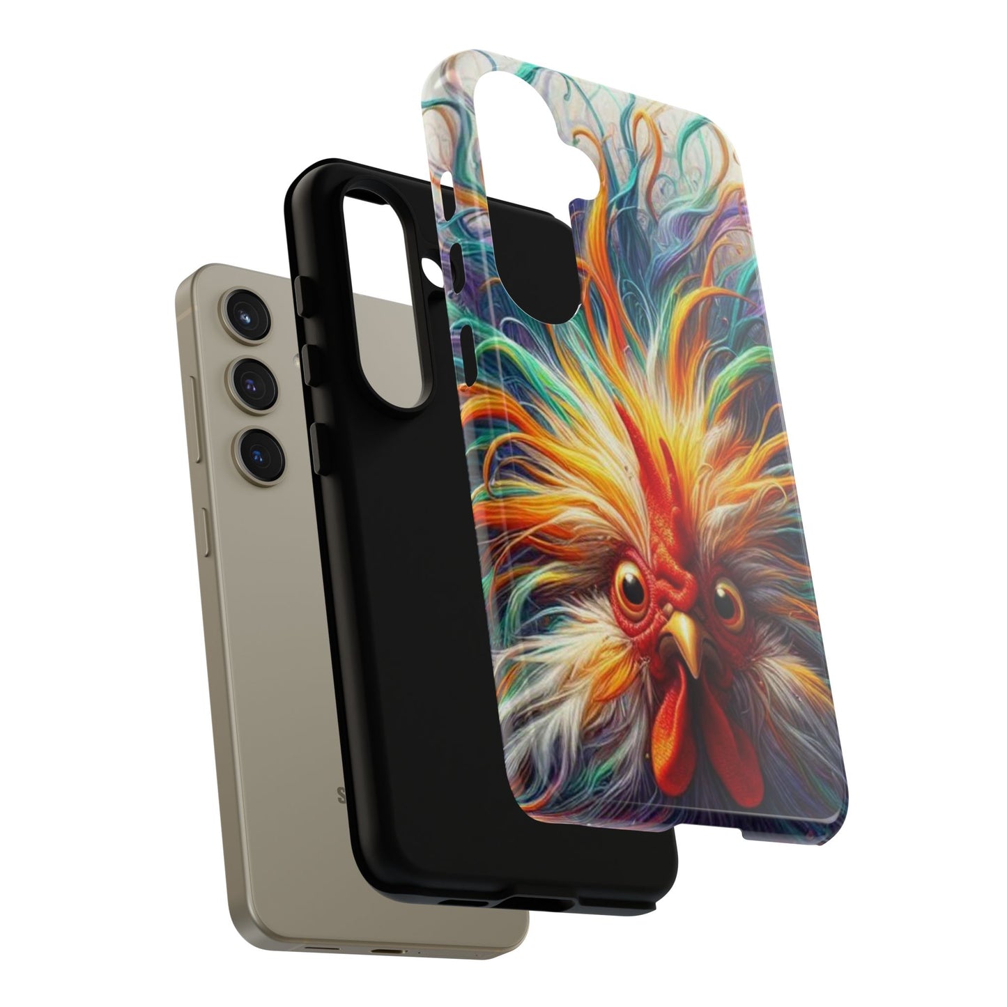 Phone Case - Frazzled Feather Friend Tough Case