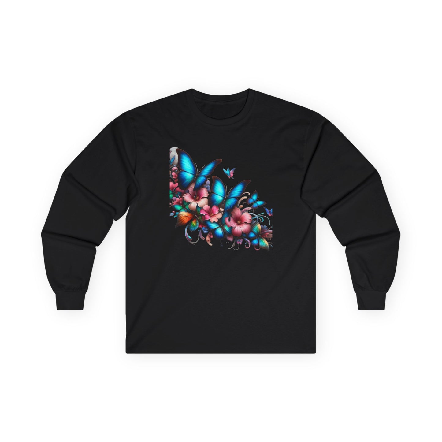 Unisex Ultra Cotton Long Sleeve Tee butterfly