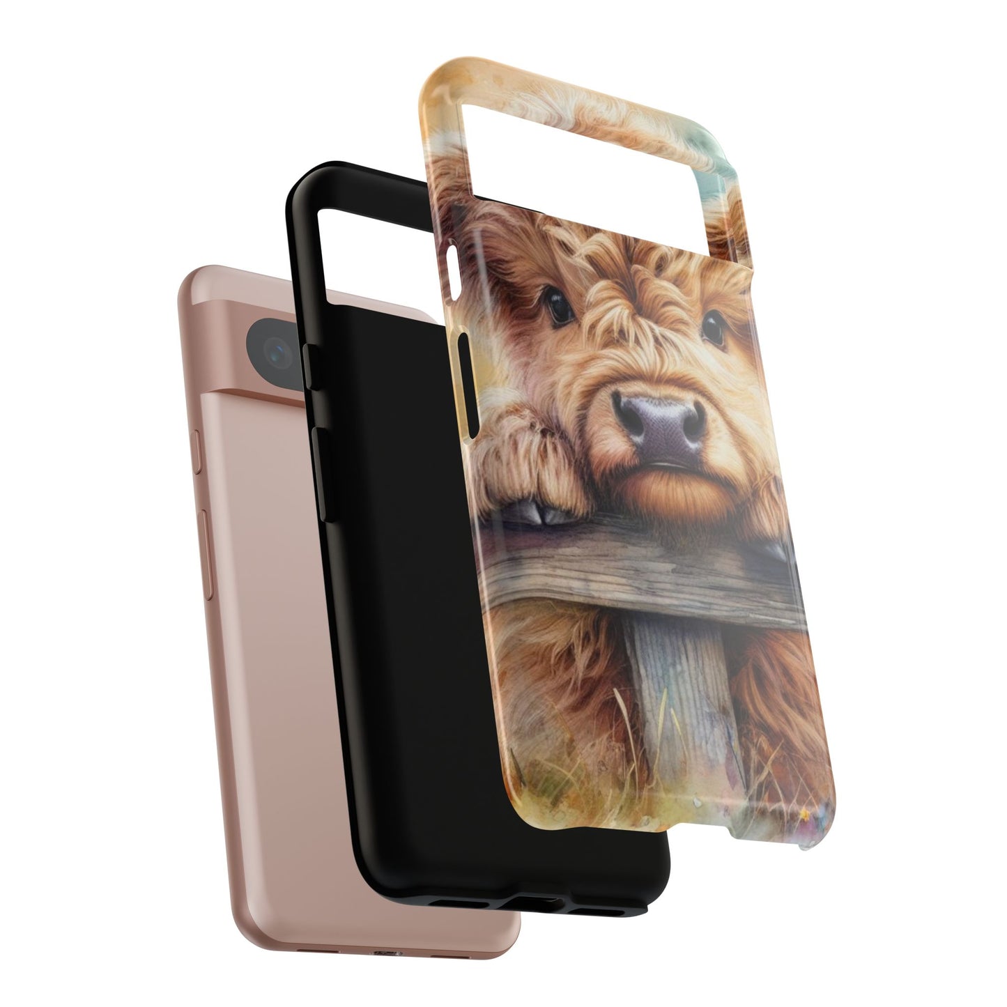 Tough Cases - Cute Highland Cow iPhone Case