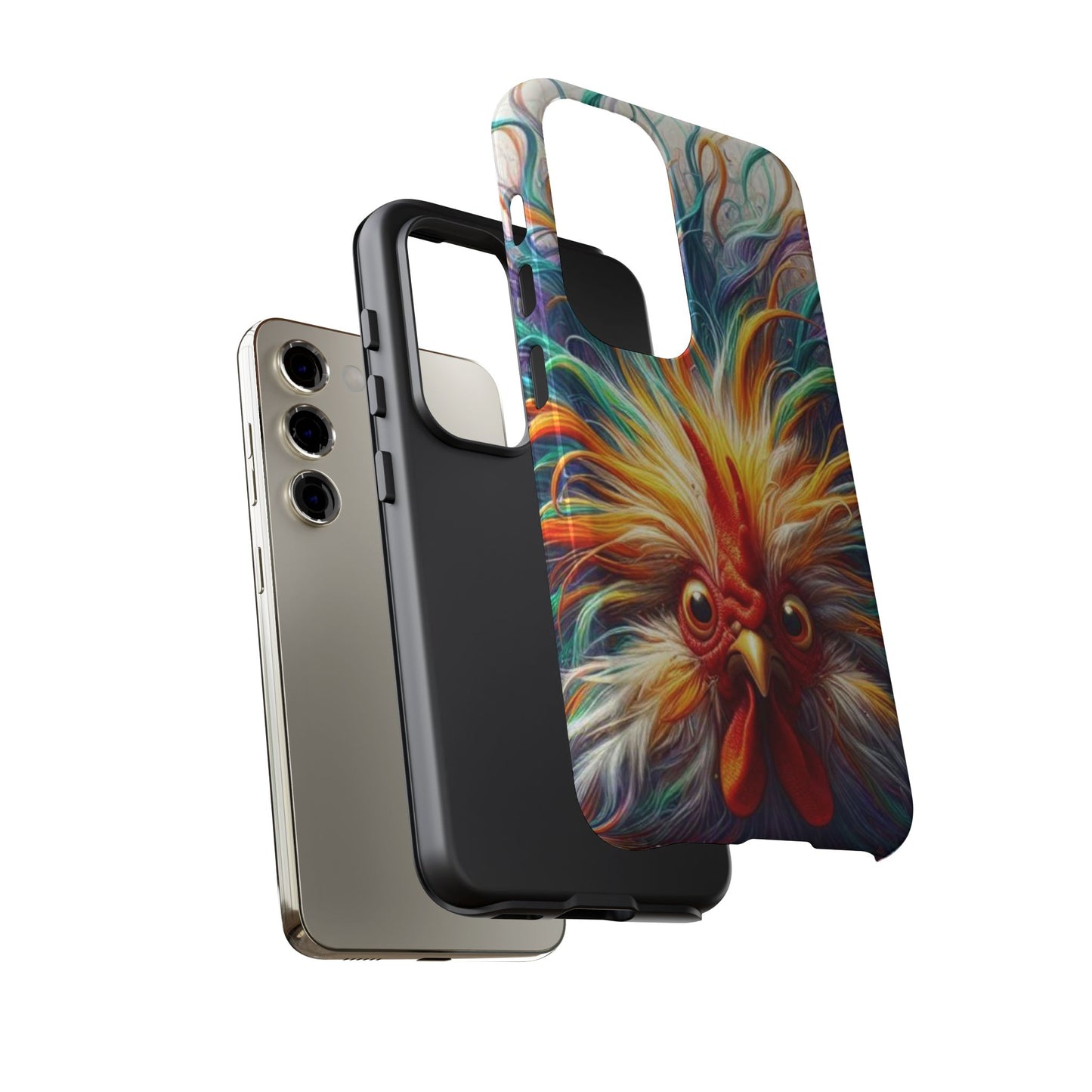 Phone Case - Frazzled Feather Friend Tough Case
