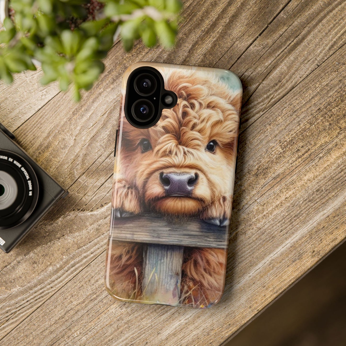 Tough Cases - Cute Highland Cow iPhone Case