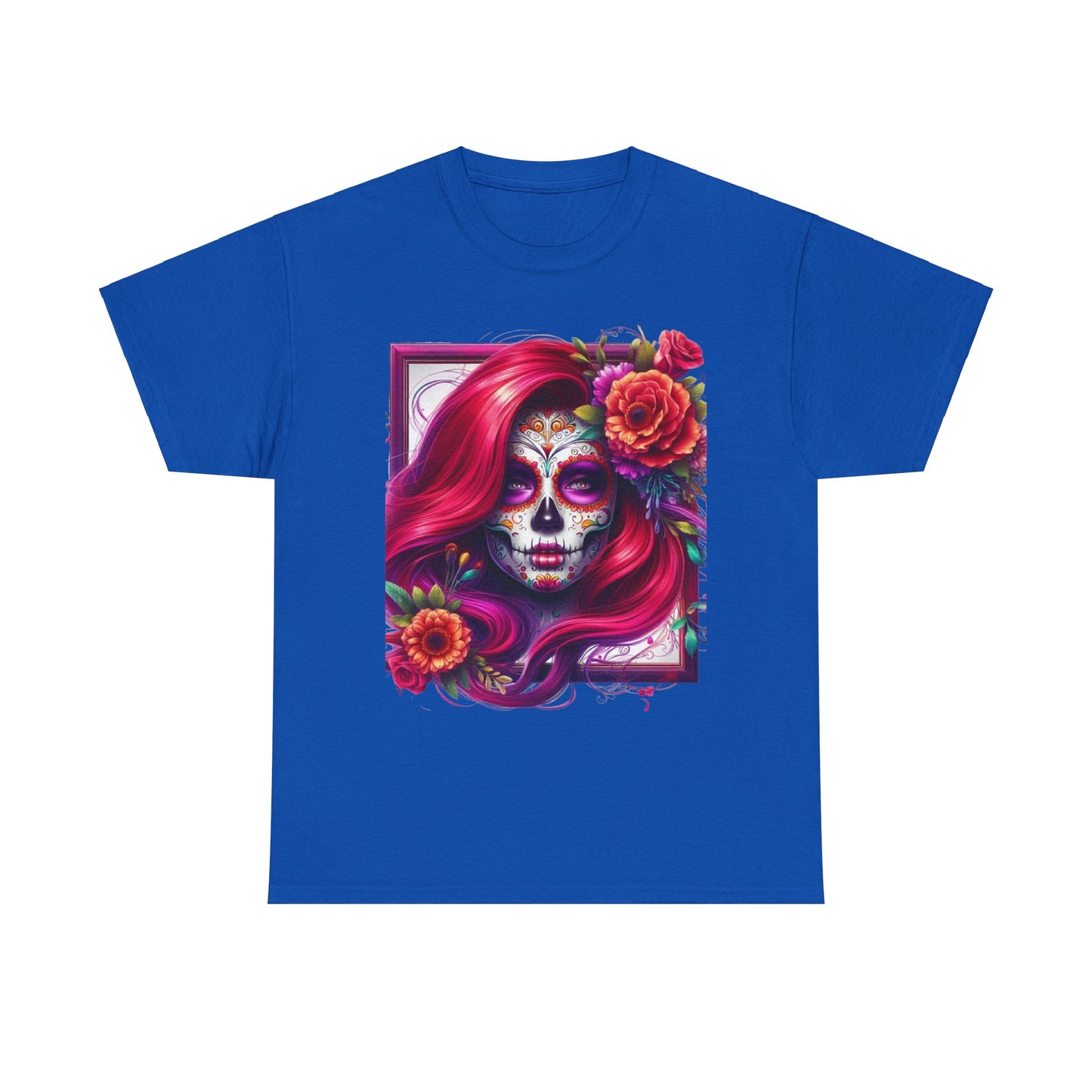 Unisex Heavy Cotton Tee sugar skull