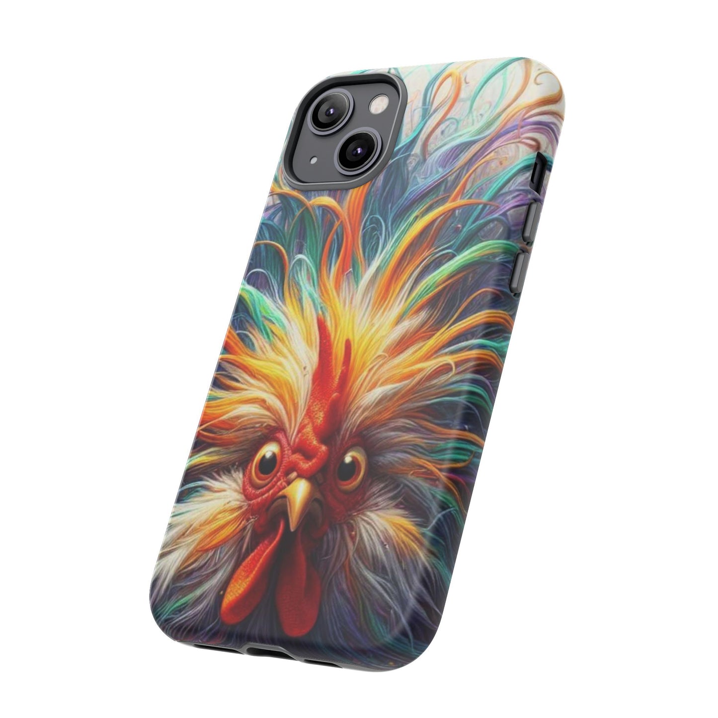 Phone Case - Frazzled Feather Friend Tough Case