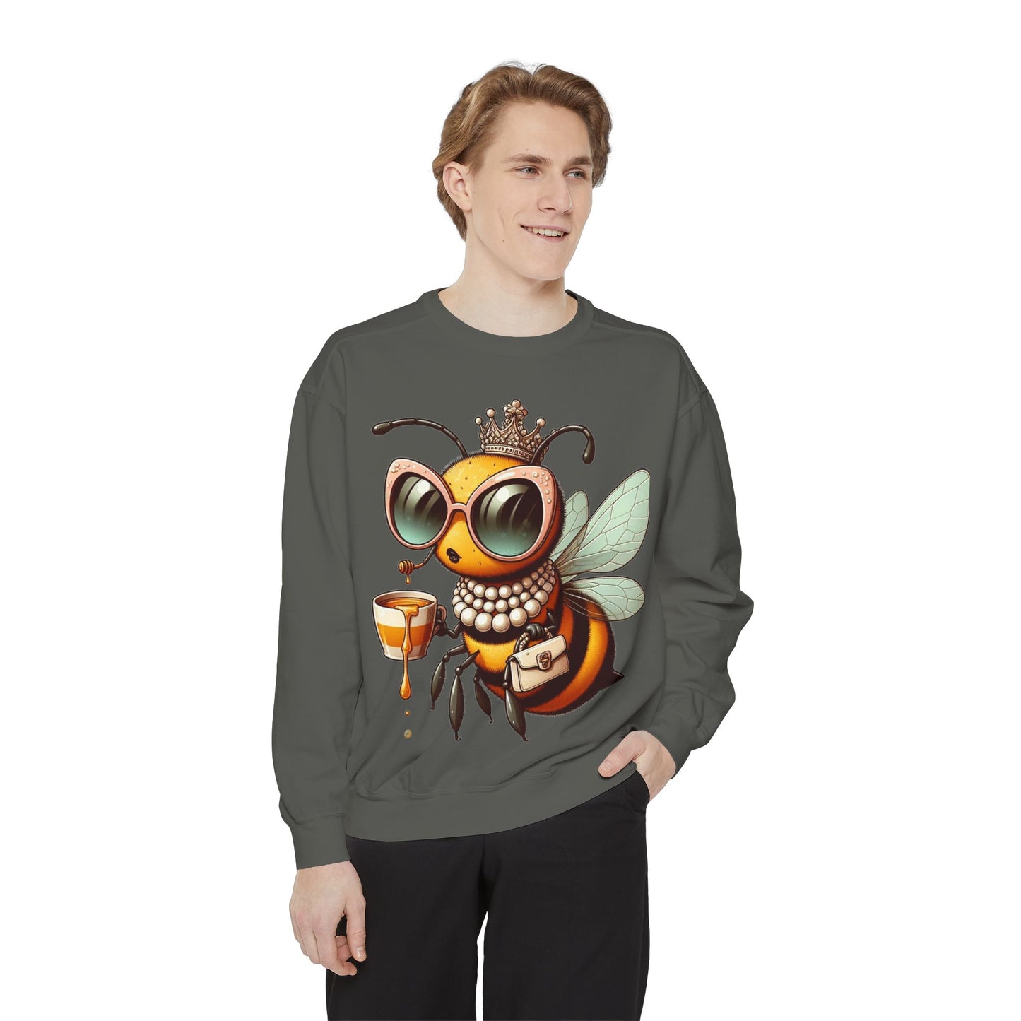 Unisex Garment-Dyed Sweatshirt bougie bee