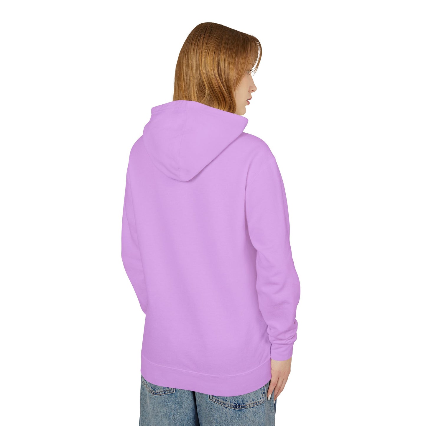 Unisex Lightweight Hooded Sweatshirt bull skull