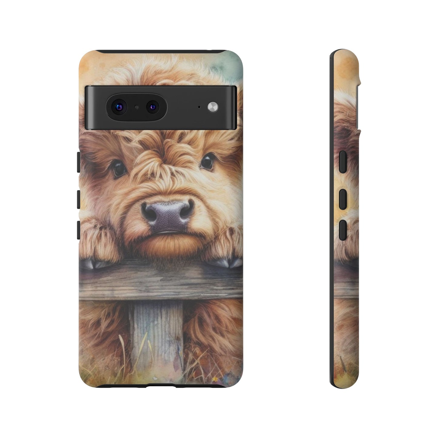 Tough Cases - Cute Highland Cow iPhone Case