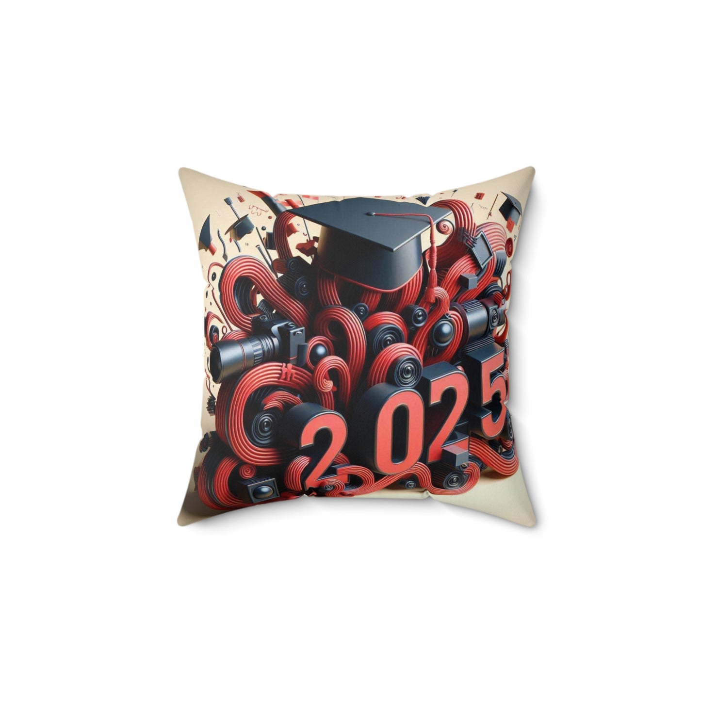 Spun Polyester Square Pillow 2025